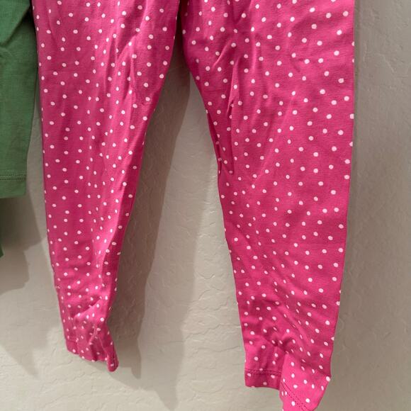Kite Bird Appliqué Long Sleeve Shirt & Pink Polka Dot Leggings Outfit - Picture 7 of 9